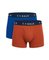 2 in 1 men underwear (Orange & Blue)