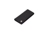 Black leather long wallet