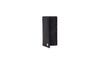 Black leather long wallet