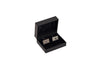 Silver silhouette crest cufflinks