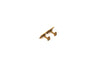 Brass-Badge Cufflinks