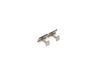Silver silhouette crest cufflinks