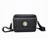 Big Black Crossbody bag with Silhouette logo