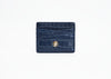 Blue Croc Card Holder