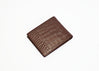 Brown croc wallet