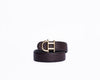 Avant-garde belt with Gold T.T.DALK logo