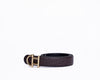 Avant-garde belt with Gold T.T.DALK logo