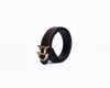 Avant-garde belt with Gold T.T.DALK logo
