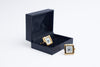 Gold Square Clock Cufflinks