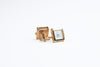 Gold Square Clock Cufflinks
