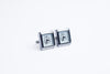 Silver Square Clock Cufflinks