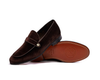 Brown Velvet Loafers