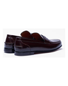 Burgundy Bat Penny Loafers