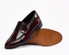 Burgundy Classic Penny Loafers