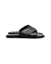 Black Cross Slide with Dalk-bit Logo