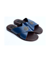 Blue and brown cross slide with T.T.DALK logo