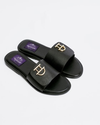 Female slippers with dalkbit logo