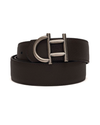 Black and Brown Belt with Silver dalk bit buckle
