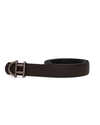 Black and Brown Belt with Silver dalk bit buckle