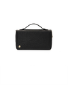 Black leather male purse