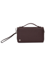 Brown leather male purse