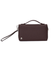 Brown leather male purse
