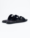Black Cross Slippers
