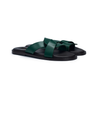 Male Green Gold Slippers