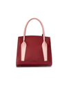 Two tone Saffiano leather bag