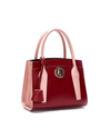 Two tone Saffiano leather bag