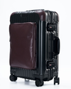 Aluminum and leather trimmed trolley