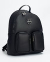 Black Backpack with dalk-bit logo