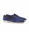 Blue Dalkers Suede Loafers