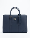 Blue Double Strap Business bag with head Logo