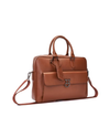 Brown Business Bag with front pocket and Dalk-bit logo