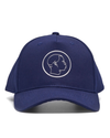 Blue Baseball Cap with White Logo