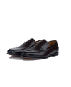 Brown Bat Penny Loafers