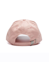 Peach Baseball Cap with White Logo