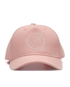 Peach Baseball Cap with White Logo