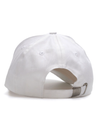 White Baseball Cap with Black Logo