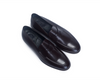 Black Leather penny loafers