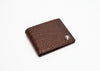 Brown croc wallet