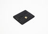 Black croc card holder